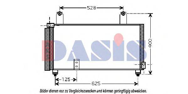 AKS DASIS 52005081 Конденсатор, кондиціонер