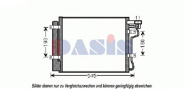 AKS DASIS 512054N Конденсатор, кондиціонер