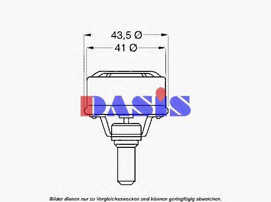 AKS DASIS 751782N Термостат, охолоджуюча рідина