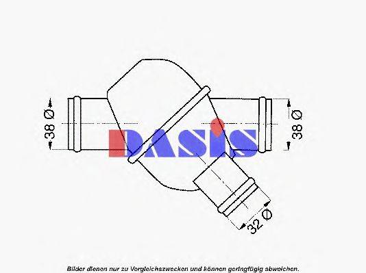 AKS DASIS 751959N Термостат, охолоджуюча рідина