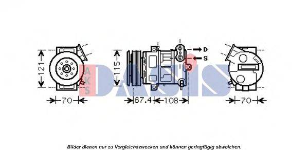 ALFAROME/FIAT/LANCI 55702161 Компресор, кондиціонер