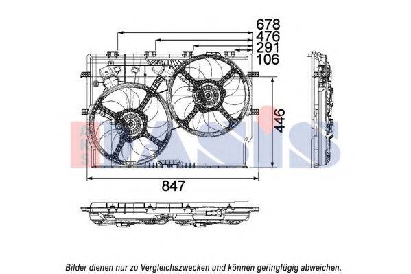 ALFAROME/FIAT/LANCI 1362916080 Вентилятор, охолодження двигуна