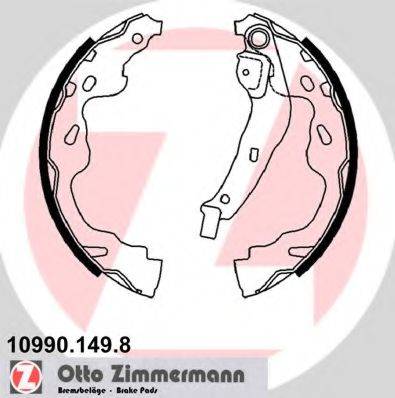 ZIMMERMANN 109901498 Комплект гальмівних колодок