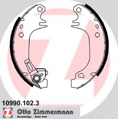 ZIMMERMANN 109901023 Комплект гальмівних колодок