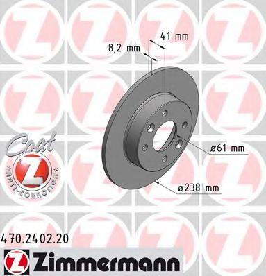 ZIMMERMANN 470240220 гальмівний диск