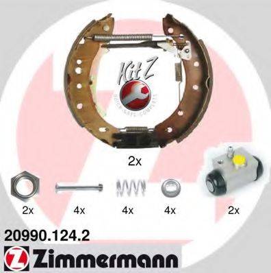 ZIMMERMANN 209901242 Комплект гальмівних колодок