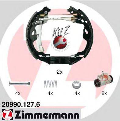 ZIMMERMANN 209901276 Комплект гальмівних колодок