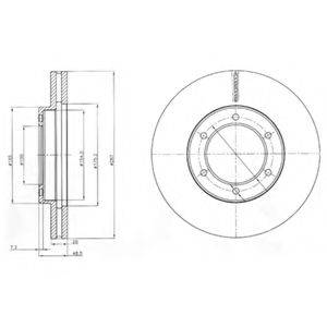 TOYOTA 43512-25O6O гальмівний диск