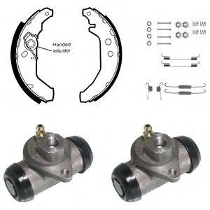 DELPHI KP824 Комплект гальмівних колодок