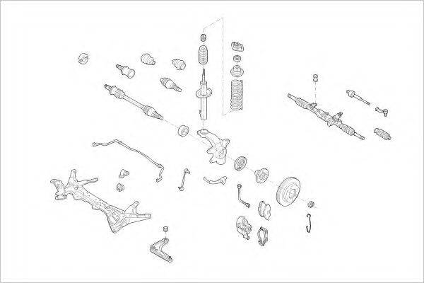 DELPHI FORD10427F Підвіска колеса