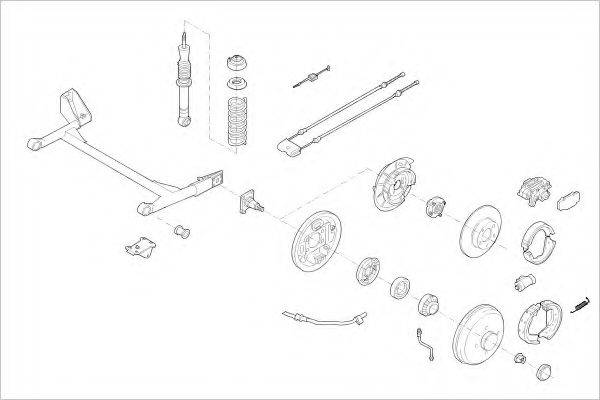 DELPHI FORD05184R Підвіска колеса