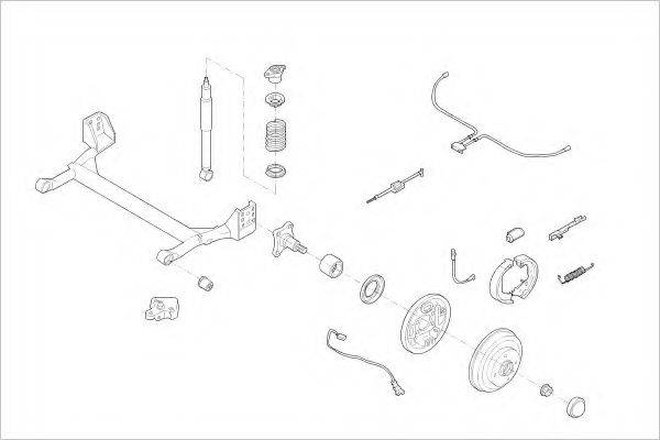 DELPHI FORD16361R Підвіска колеса