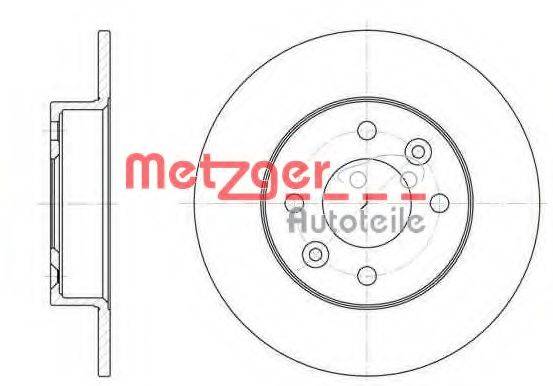 METZGER 606600 гальмівний диск