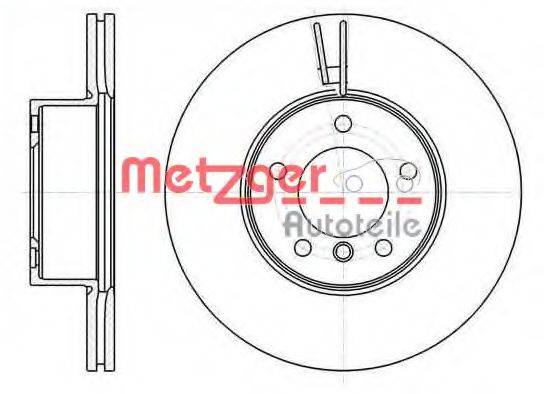 METZGER 6119410 гальмівний диск