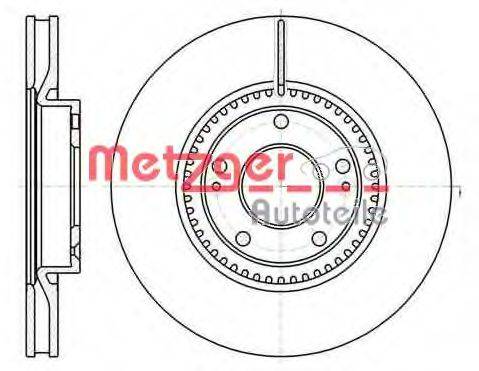 METZGER 6110502 гальмівний диск