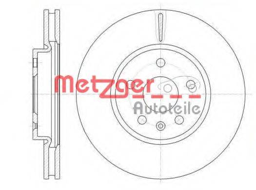 METZGER 6128610 гальмівний диск