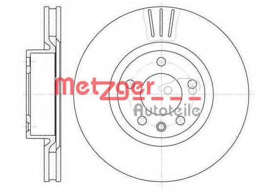 METZGER 633910 гальмівний диск
