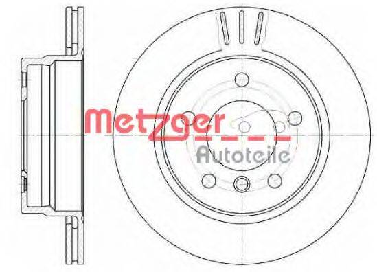 METZGER 645810 гальмівний диск