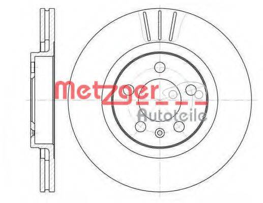 METZGER 24691V гальмівний диск