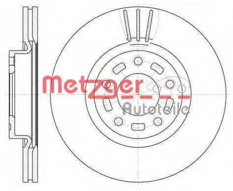 METZGER 24958 гальмівний диск
