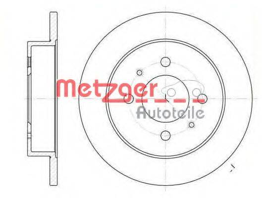 METZGER 676500 гальмівний диск