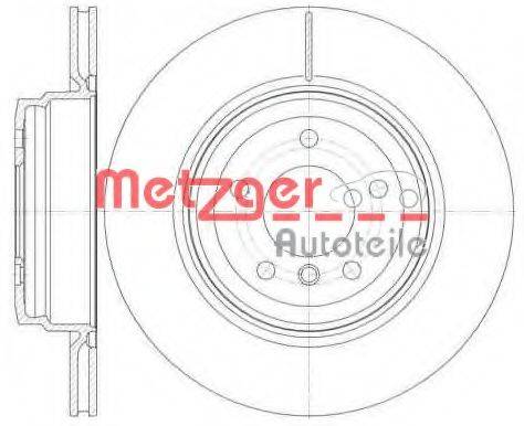 METZGER 697610 гальмівний диск