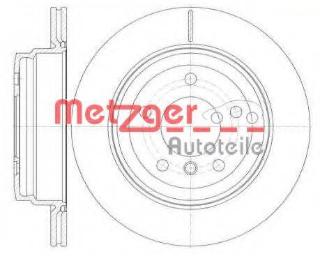 METZGER 697710 гальмівний диск