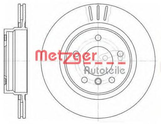 METZGER 672210 гальмівний диск
