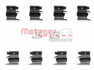 METZGER 1091244 Комплектуючі, колодки дискового гальма
