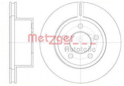METZGER 688610 гальмівний диск