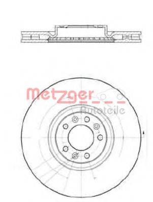 METZGER 25259V гальмівний диск