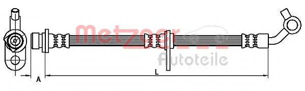 METZGER 4110499 Гальмівний шланг