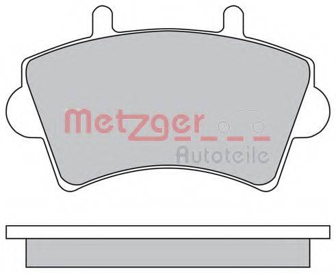 METZGER 1170175 Комплект гальмівних колодок, дискове гальмо