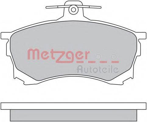 METZGER 1170453 Комплект гальмівних колодок, дискове гальмо