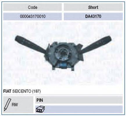 MAGNETI MARELLI 000043170010 Вимикач на колонці кермового керування