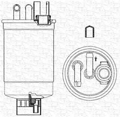 MAGNETI MARELLI 213908542000 Паливний фільтр