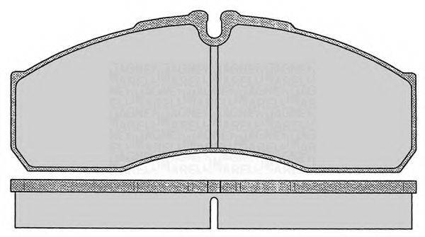 NISSAN 5001844748 Комплект гальмівних колодок, дискове гальмо