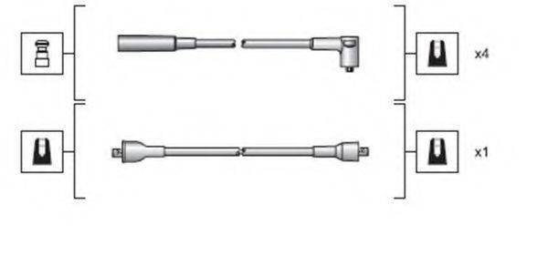 MAGNETI MARELLI 941318111030 Комплект дротів запалювання