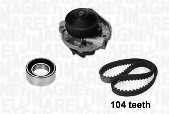 MAGNETI MARELLI 341405660001 Водяний насос + комплект зубчастого ременя