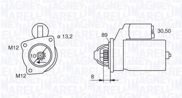 MAGNETI MARELLI 063522610010 Стартер