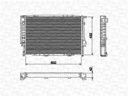 NISSENS 50900 сітка радіатора, охолодження двигуна