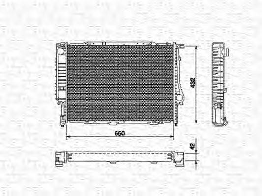 KAGER 31-1515 Радіатор, охолодження двигуна