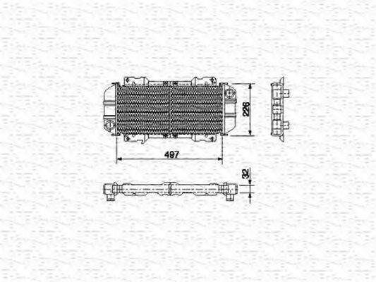 KAGER 31-2211 Радіатор, охолодження двигуна